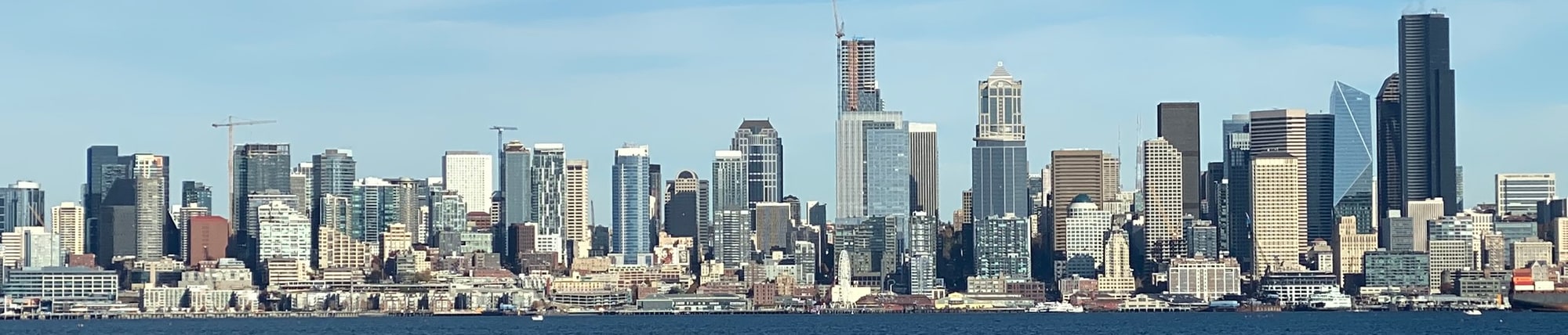 Seattle skyline from Elliott Bay
